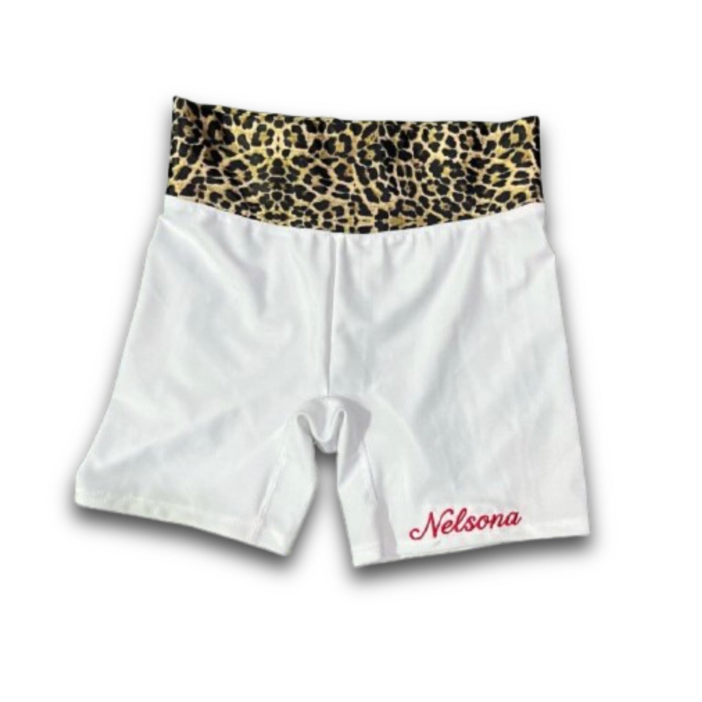 White Leopard Print 2 Piece Set