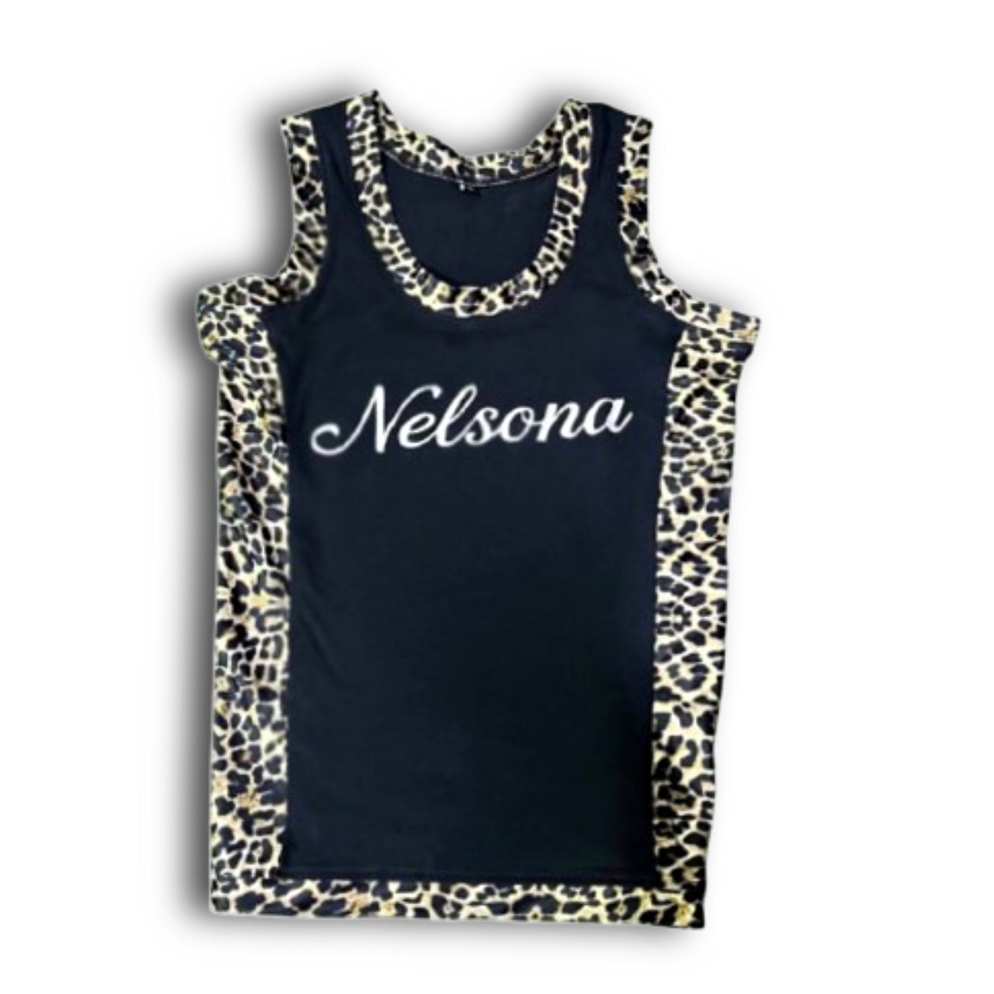 Black Leopard Print 2 Piece Set